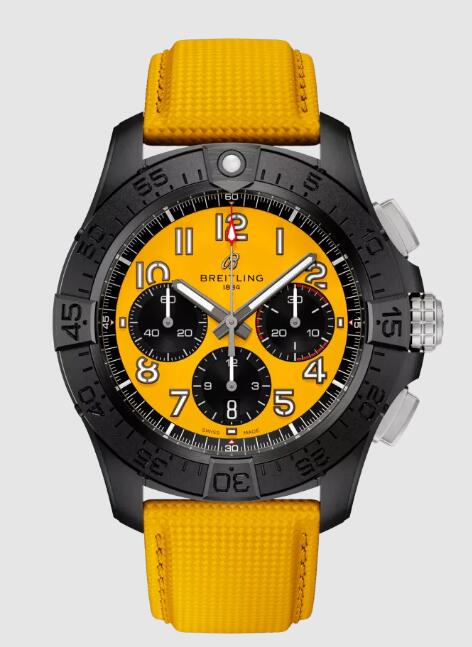 Review 2023 Breitling AVENGER B01 CHRONOGRAPH 44 NIGHT MISSION Replica Watch SB0147101I1X1